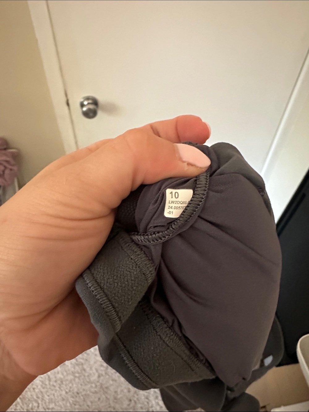 Lululemon blueish gray Women's padded sports bra - Minimal Racerback Comfort - Picture 5 of 5